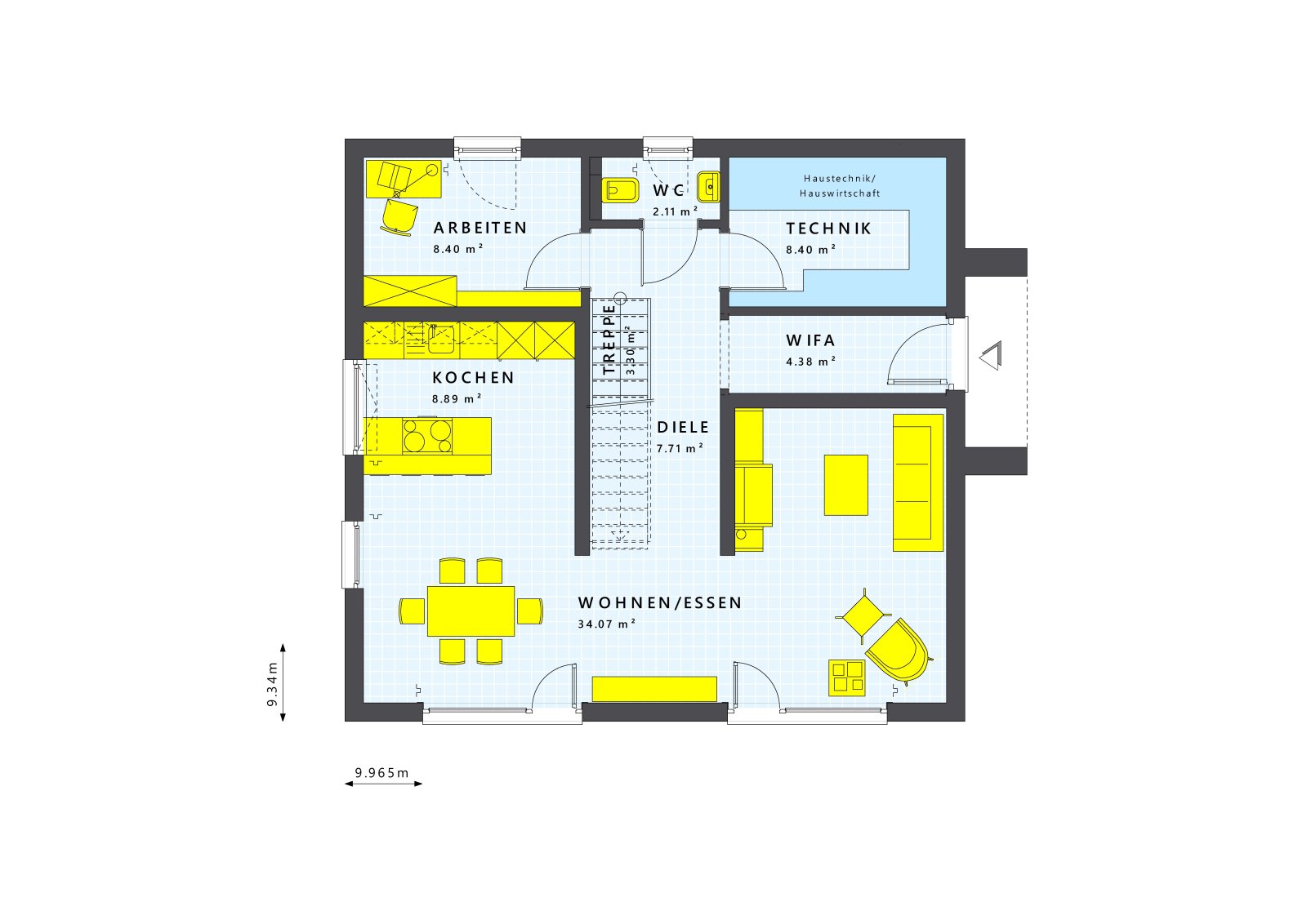 Effizienzhaus mit Energiepreisbremse und 5 Zimmer/ inklusive Baugrundstück
