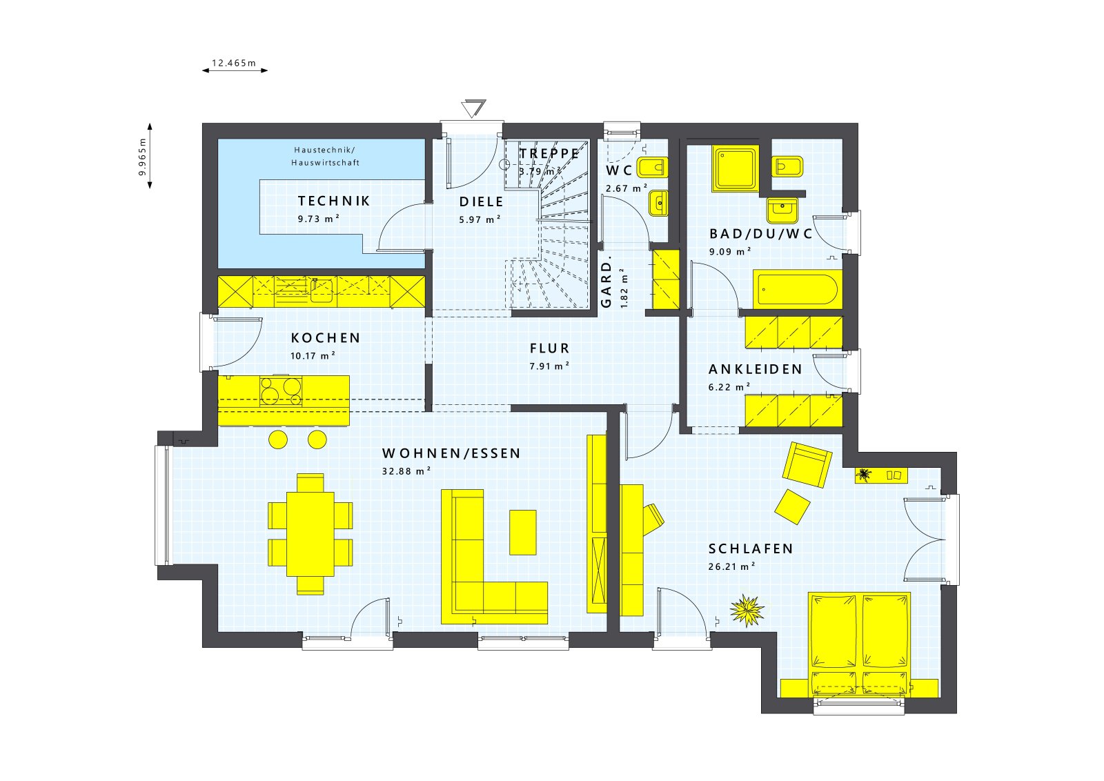 Land und Stadt vereint! Haus mit Homeoffice, 2 Vollgeschosse, 2 Kinderzimmern, inkl. PV-Anlage und Speicher und inkl. Grundstück