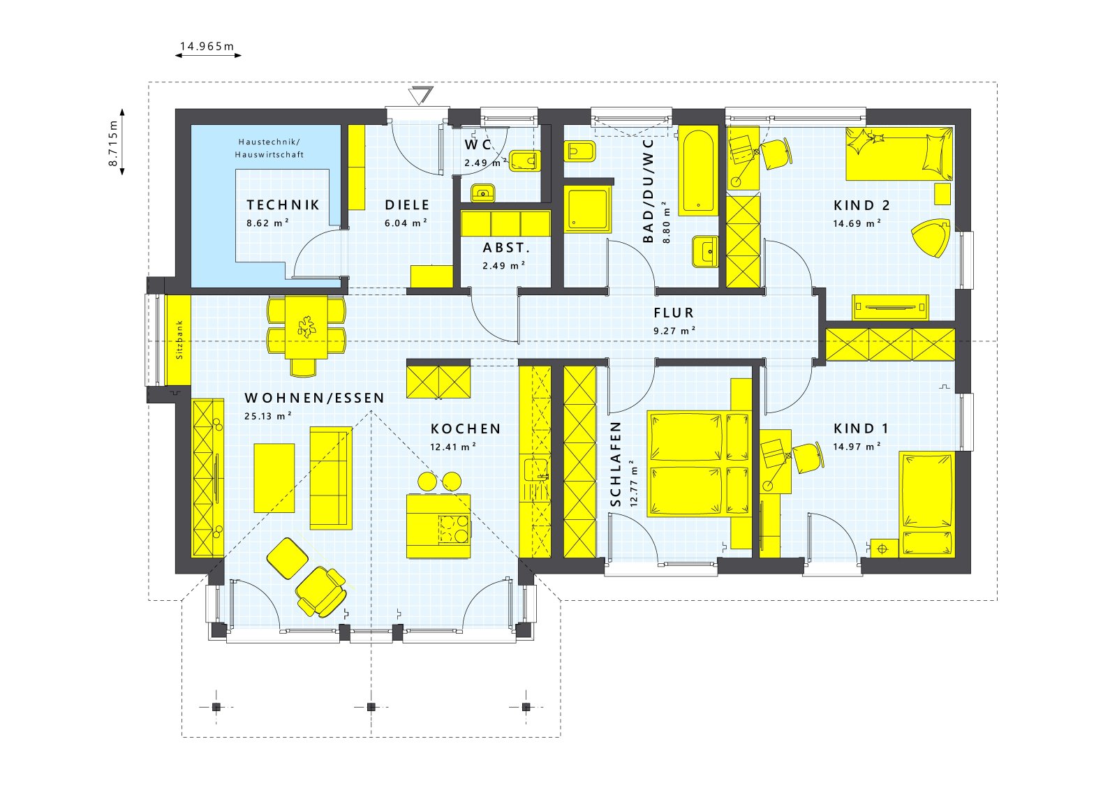 Dein individuelles Traumhaus in Magdeburg Cracau/ Einfamilienhaus, 2 Kinderzimmer, Homeoffice