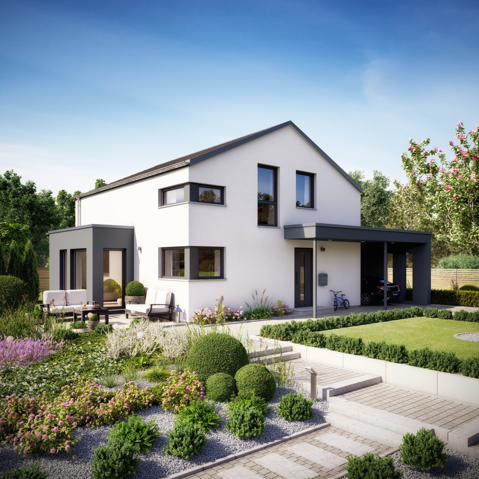Gerwisch: Effizientes Einfamilienhaus mit Homeoffice, 2 Kinderzimmer und Grundstück! (KfW-Förderungen möglich) Gerwisch: Effizientes Einfamilienhaus mit Homeoffice, 2 Kinderzimmer und Grundstück! (KfW-Förderungen möglich)