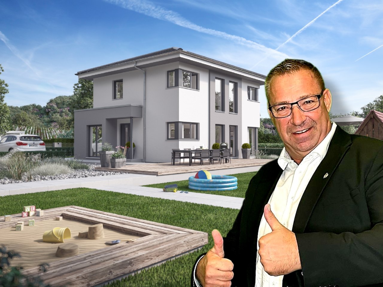 Brietzig: Stadtvilla als Effizienzhaus, 2 Kinderzimmer, Home-Office und Grundstück Brietzig: Stadtvilla als Effizienzhaus, 2 Kinderzimmer, Home-Office und Grundstück