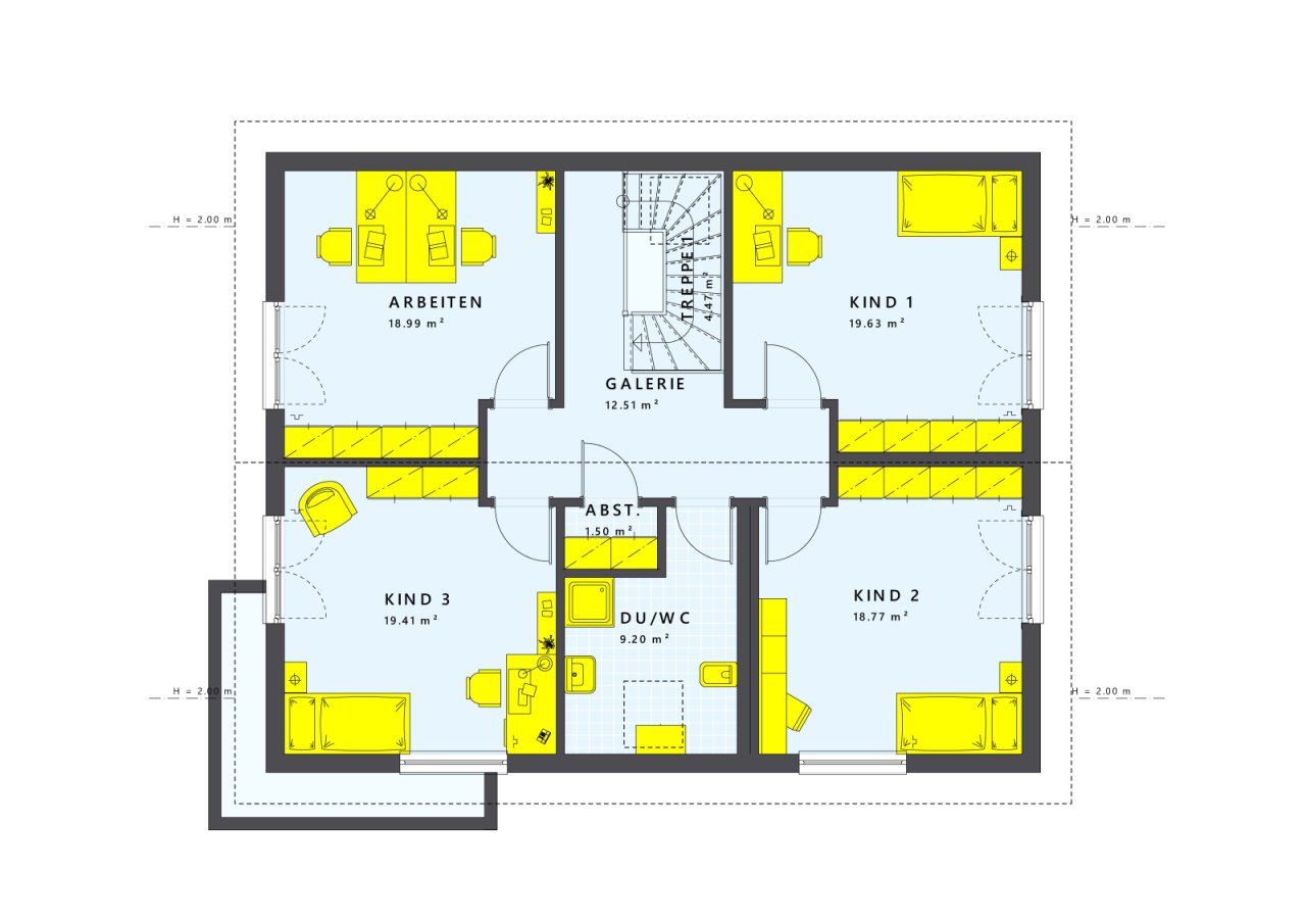 Großzügiges Familienhaus Grundriss Großzügiges Familienhaus Grundriss